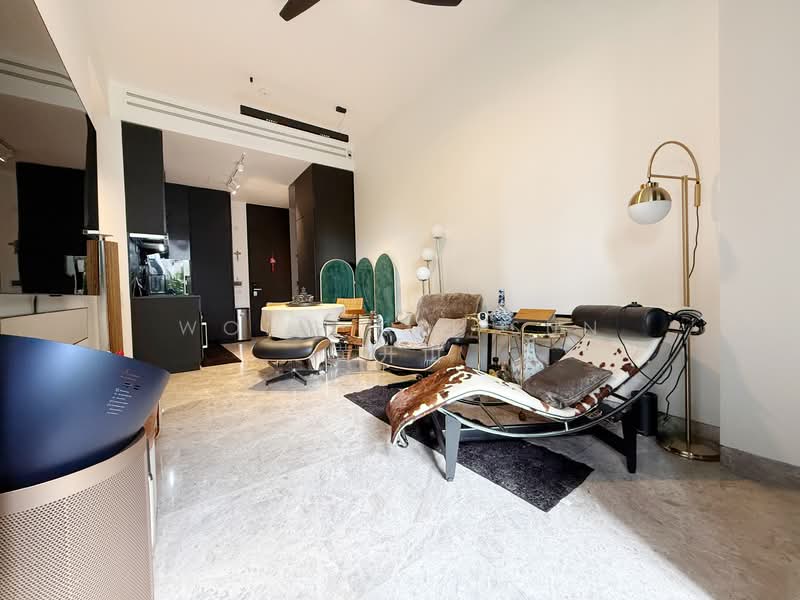 Jervois Prive, 100A Jervois Road, 2 Bedrooms, 710 sqft, Condominium For Sale, by Wong Kai Sun  黄开山, 500125422 - Living Room - PropertyGuru.com.sg