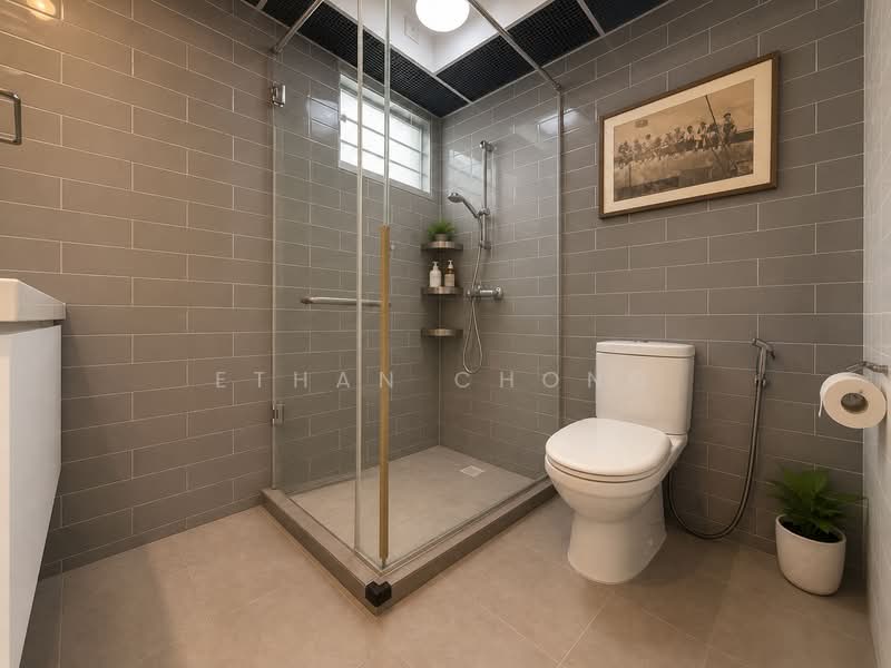 420 Clementi Avenue 1, 420 Clementi Avenue 1, 2 Bedrooms, 797 sqft, HDB Flat For Sale, by Ethan Chong, 500125545 - Bathroom - PropertyGuru.com.sg