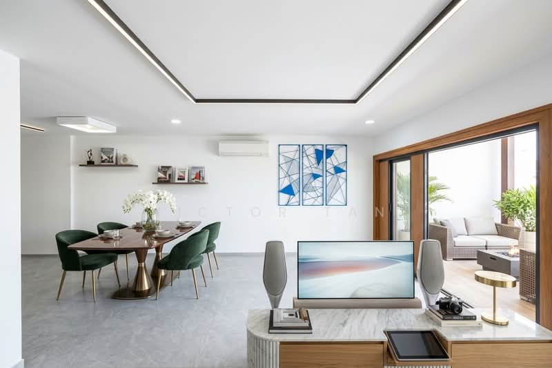 Super Rare Freehold Interterrace at Daisy Avenue, Daisy Avenue, 3 Bedrooms, 2,500 sqft, Terraced House For Sale, by Victor Tan, 500125656 - Dining Room - PropertyGuru.com.sg