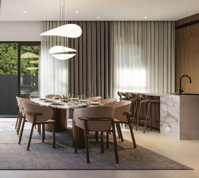 First-Class Freehold Semi-Ds in the Heart of D15, Tay Lian Teck Road, Palm Avenue, 5 Bedrooms, 6,117 sqft, Semi-Detached House For Sale, by Leon Lim, 500125672 - Dining Room - PropertyGuru.com.sg
