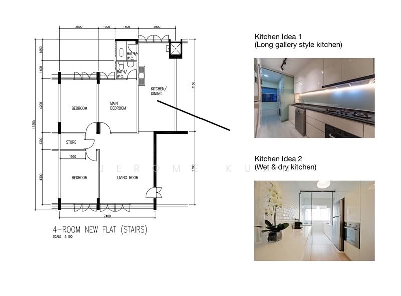 11 Eunos Crescent, 11 Eunos Crescent, 3 Bedrooms, 980 sqft, HDB Flat For Sale, by Jerome Kuan, 500125723 - Kitchen - PropertyGuru.com.sg