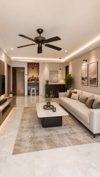 58 Dakota Crescent, 58 Dakota Crescent, 3 Bedrooms, 1,098 sqft, HDB Flat For Sale, by Sidney Lin Wei Sheng, 500125771 - Living Room - PropertyGuru.com.sg