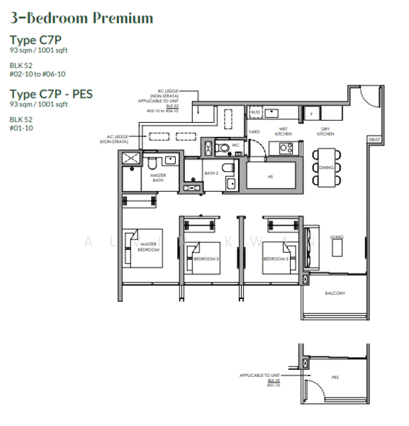 Narra Residences, 50 Dairy Farm Walk, 3 Bedrooms, 818 sqft, Condominium For Sale, by Alvin Kwan, 500125820 - PropertyGuru.com.sg