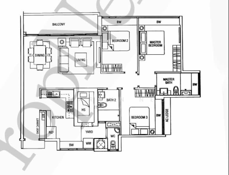 Waterfront Waves, 768 Bedok Reservoir Road, 3 Bedrooms, 1,281 sqft, Condominium For Sale, by Sharlyn Neo, 500125823 - PropertyGuru.com.sg