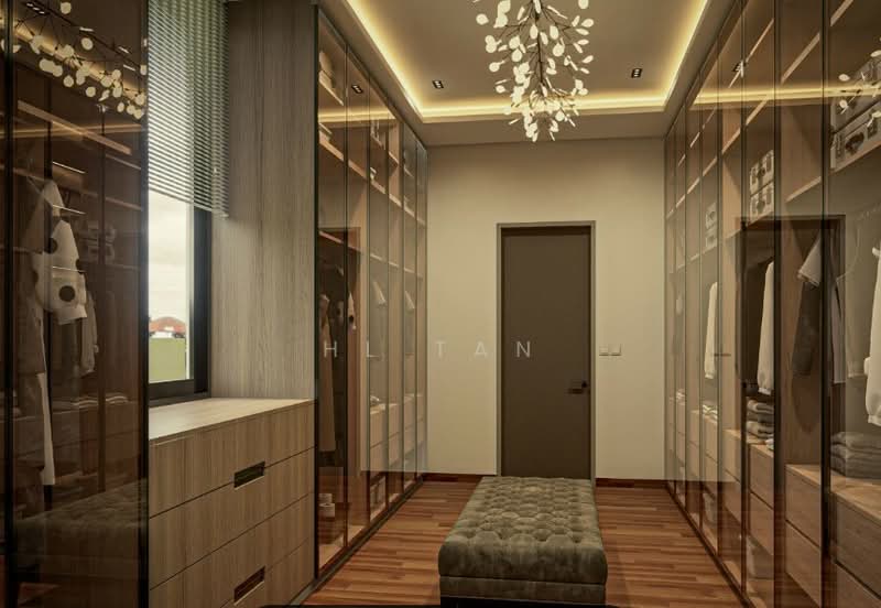 BRAND NEW MODERN LUXURY HOME, , 8 Bedrooms, 9,800 sqft, Detached House For Sale, by HL Tan, 500125871 - Master Suite Walk-in Wardrobe - PropertyGuru.com.sg