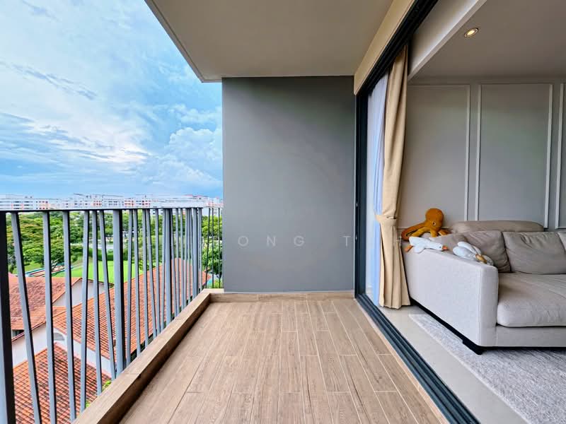 Hundred Palms Residences, 272 Yio Chu Kang Road, 3 Bedrooms, 958 sqft, Executive Condominium For Sale, by Li Rong Teh, 500126013 - Balcony - PropertyGuru.com.sg