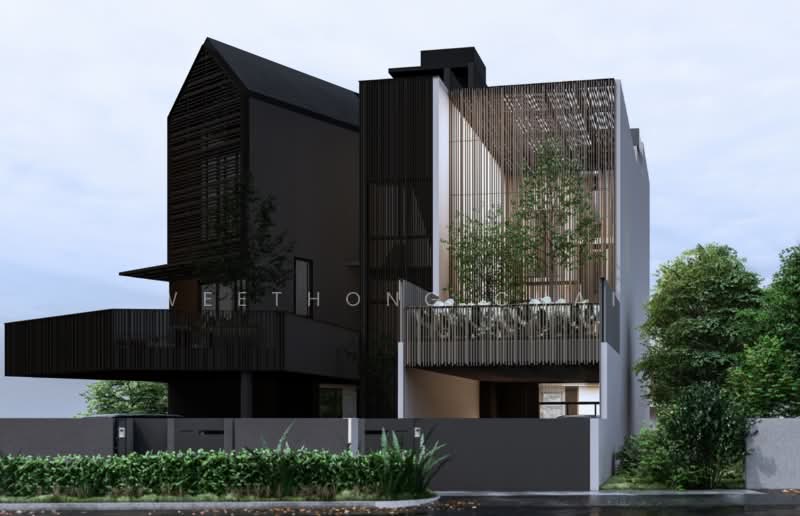 ⭐⭐LANDED7772@STUNNING BRAND NEW CORNER TERRACE MINS WALK TO MRT (D16) 6rm, , 6 Bedrooms, 6,410 sqft, Corner Terrace For Sale, by WeeThong Chai, 500126025 - Exterior - PropertyGuru.com.sg
