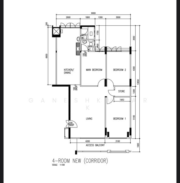7 Lorong Lew Lian, 7 Lorong Lew Lian, 3 Bedrooms, 1,044 sqft, HDB Flat For Sale, by GANESHKUMAR K, 500126075 - PropertyGuru.com.sg