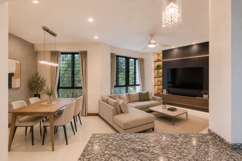 Regentville, 2 Hougang Street 92, 2 Bedrooms, 980 sqft, Condominium For Sale, by Jemaine Ng, 500126092 - Living Room - PropertyGuru.com.sg