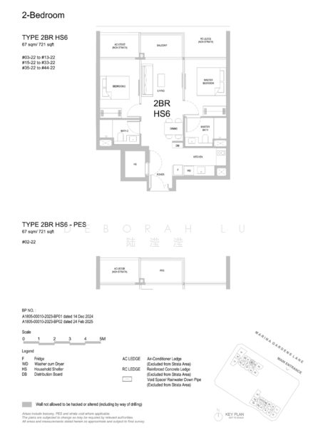 One Marina Gardens, 3 Marina Gardens Lane, 2 Bedrooms, 657 sqft, Apartment For Sale, by Deborah Lu 陆滢滢, 500126122 - PropertyGuru.com.sg