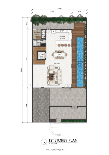 5 BR MODERN FREEHOLD SEMI-D | POOL,LIFT, Jalan Insaf, 6 Bedrooms, 8,000 sqft, Semi-Detached House For Sale, by Andrea Boo, 500126310 - PropertyGuru.com.sg