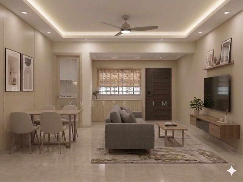 637 Veerasamy Road, 637 Veerasamy Road, 3 Bedrooms, 1,173 sqft, HDB Flat For Sale, by Yvette Lim, 500126325 - Living & Dining - Artist's Impression - PropertyGuru.com.sg