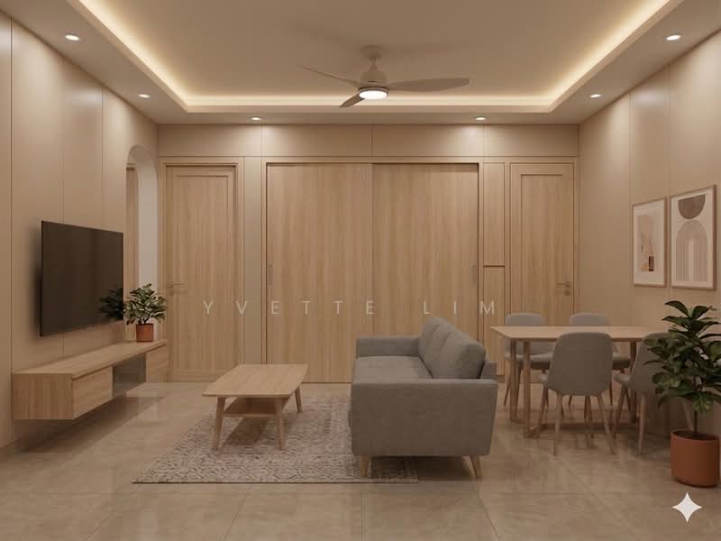 637 Veerasamy Road, 637 Veerasamy Road, 3 Bedrooms, 1,173 sqft, HDB Flat For Sale, by Yvette Lim, 500126325 - Living & Dining - Artist's Impression - PropertyGuru.com.sg