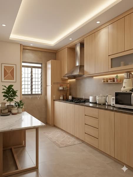 637 Veerasamy Road, 637 Veerasamy Road, 3 Bedrooms, 1,173 sqft, HDB Flat For Sale, by Yvette Lim, 500126325 - Kitchen - Artist's Impression - PropertyGuru.com.sg