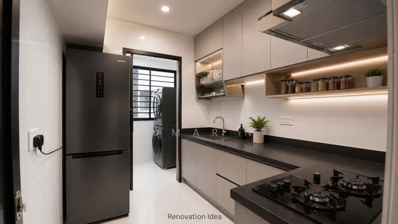 266C Punggol Way, 266C Punggol Way, 2 Bedrooms, 721 sqft, HDB Flat For Sale, by Kumar N, 500126349 - Kitchen - PropertyGuru.com.sg