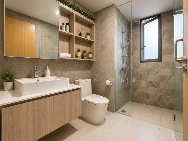The Vales, 85 Anchorvale Crescent, 3 Bedrooms, 904 sqft, Condominium For Sale, by Jed Lin 林俊雄, 500126372 - Bathroom - PropertyGuru.com.sg