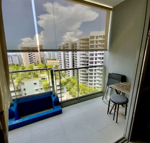 The Santorini, Tampines Street 86, 1 Bedroom, 527 sqft, Condominium For Rent, by Edeline Ooi, 500126413 - Balcony - PropertyGuru.com.sg