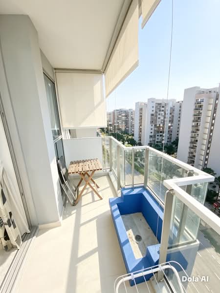 The Santorini, Tampines Street 86, 1 Bedroom, 527 sqft, Condominium For Rent, by Edeline Ooi, 500126413 - Balcony - PropertyGuru.com.sg