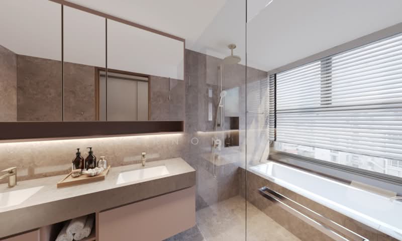 Amber House, 30 Amber Gardens, 4 Bedrooms, 1,744 sqft, Apartment For Sale, by Vernon Ng, 500126438 - Master Bathroom - PropertyGuru.com.sg