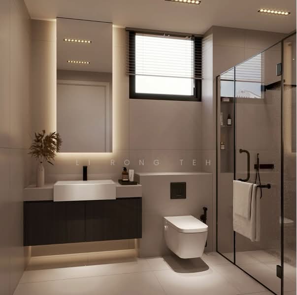 ❤️ MODERN LUXURY CORNER TERRACE! BRAND NEW! TOP SOON!, Siglap Road / Terang Bulan Avenie / Maria Avenue / Fidelio, 4 Bedrooms, 4,490 sqft, Corner Terrace For Sale, by Li Rong Teh, 500126481 - Bathroom - PropertyGuru.com.sg