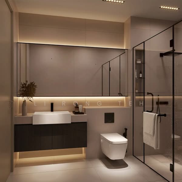 ❤️ MODERN LUXURY CORNER TERRACE! BRAND NEW! TOP SOON!, Siglap Road / Terang Bulan Avenie / Maria Avenue / Fidelio, 4 Bedrooms, 4,490 sqft, Corner Terrace For Sale, by Li Rong Teh, 500126481 - Bathroom - PropertyGuru.com.sg