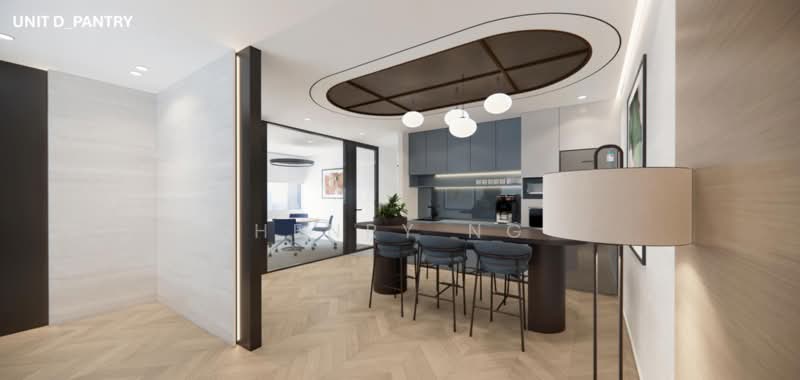 Brand New Fitted Office, Raffles Place, , 1,800 sqft, Office For Rent, by Henry Ng, 500126485 - Kitchen - CommercialGuru.com.sg