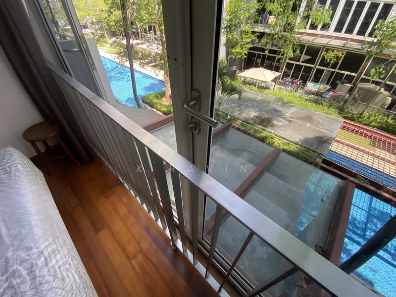 The Greenwich, 3 Seletar Road, 3 Bedrooms, 1,076 sqft, Condominium For Sale, by K Ravin, 500126617 - Balcony - PropertyGuru.com.sg