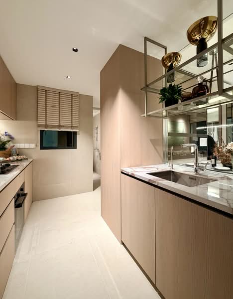 Vela Bay, Bayshore Road, 3 Bedrooms, 1,033 sqft, Condominium For Sale, by Evon Ng, 500126625 - Kitchen - PropertyGuru.com.sg
