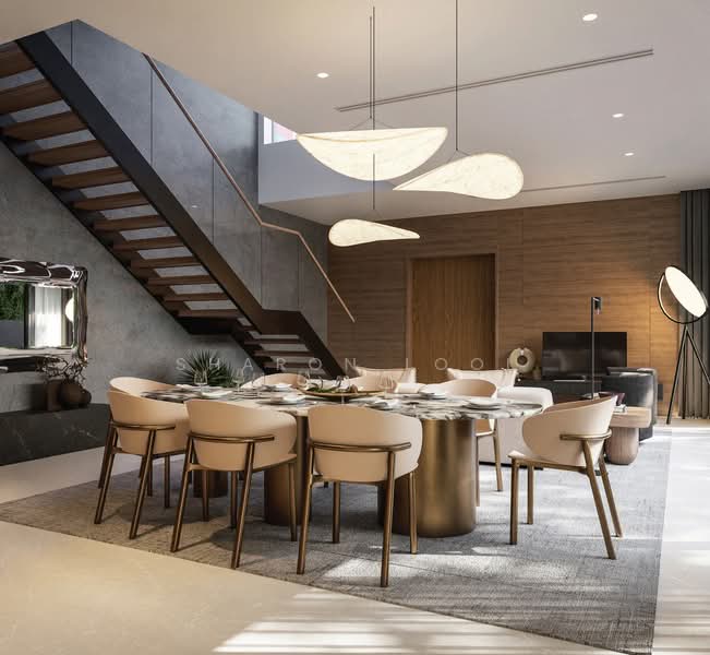 D15 TOP Q3 Brand New Semi D near Siglap MRT, Tay Lian Teck Road, Palm Ave, Elliott Road, 5 Bedrooms, 6,177 sqft, Semi-Detached House For Sale, by Sharon Looi, 500126749 - Dining Room - PropertyGuru.com.sg