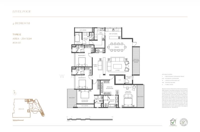 D10 Freehold! Newly TOP! Large Floor Plate! 3 Mins To Stevens MRT!, , 4 Bedrooms, 2,734 sqft, Apartment For Sale, by Wayne Lin, 500126787 - PropertyGuru.com.sg