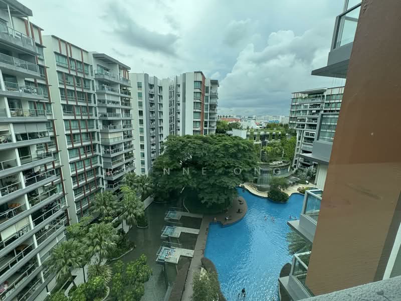 Double Bay Residences, 19B Simei Street 4, 3 Bedrooms, 1,367 sqft, Condominium For Sale, by Raynne Ong, 500126796 - View from master bedroom  - PropertyGuru.com.sg