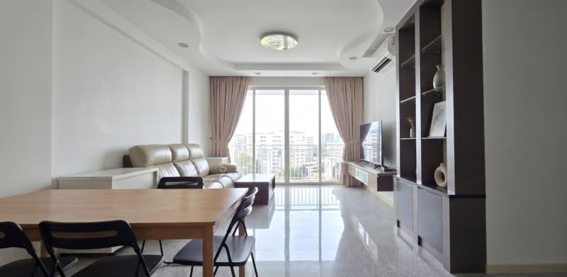 Blossoms @ Woodleigh, 10 Woodleigh Close, 3 Bedrooms, 1,206 sqft, Condominium For Rent, by Jason Yeo, 500126806 - Living Room - PropertyGuru.com.sg