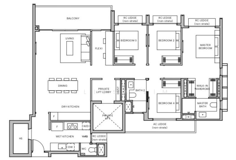 Hudson Place Residences, , 4 Bedrooms, 1,152 sqft, Condominium For Sale, by Melissa Lim, 500126835 - PropertyGuru.com.sg