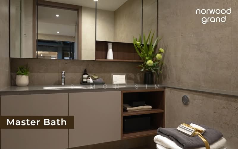 Norwood Grand, 10 Champions Way, 4 Bedrooms, 1,313 sqft, Condominium For Sale, by Simon Sim, 500126892 - Bathroom - PropertyGuru.com.sg
