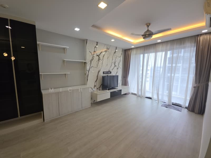 Riverparc Residence, 90 Punggol Drive, 3 Bedrooms, 1,076 sqft, Executive Condominium For Sale, by Michelle Tan, 500126911 - Living Room - PropertyGuru.com.sg