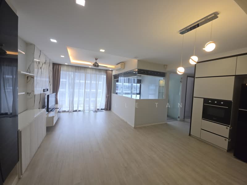Riverparc Residence, 90 Punggol Drive, 3 Bedrooms, 1,076 sqft, Executive Condominium For Sale, by Michelle Tan, 500126911 - Living Room - PropertyGuru.com.sg