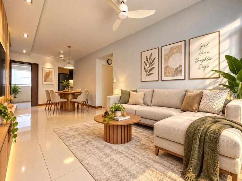 336B Anchorvale Crescent, 336B Anchorvale Crescent, Hougang / Punggol / Sengkang, 3 Bedrooms, 990 sqft, HDB Flat For Sale, by Zac Chen, 500126935 - Living Room - Virtual Staging - PropertyGuru.com.sg