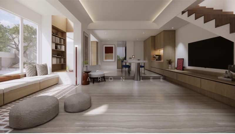 Thomson Garden Estate, Sin Ming Road, 5 Bedrooms, 3,200 sqft, Corner Terrace For Sale, by Sharon Lee, 500127101 - Living Room - PropertyGuru.com.sg