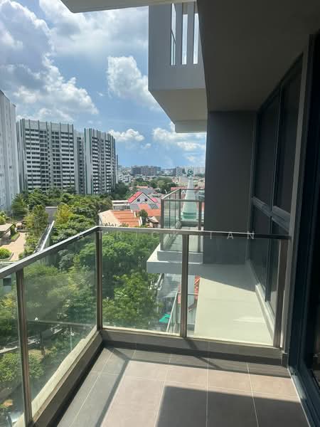 Nin Residence, 85 Pheng Geck Avenue, 2 Bedrooms, 925 sqft, Condominium For Rent, by Patrick Tan, 500127317 - Balcony - PropertyGuru.com.sg