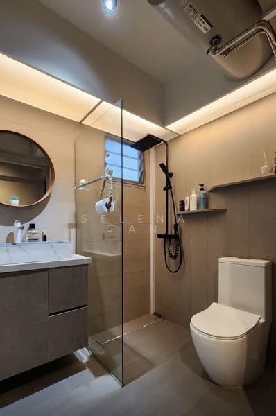 422A Northshore Drive, 422A Northshore Drive, 3 Bedrooms, 1,216 sqft, HDB Flat For Sale, by Selena Tan, 500127390 - Bathroom - PropertyGuru.com.sg