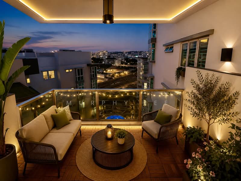 The Warren, 53 Choa Chu Kang Loop, 3 Bedrooms, 1,302 sqft, Condominium For Sale, by Murphy Lee, 500127539 - Balcony - PropertyGuru.com.sg