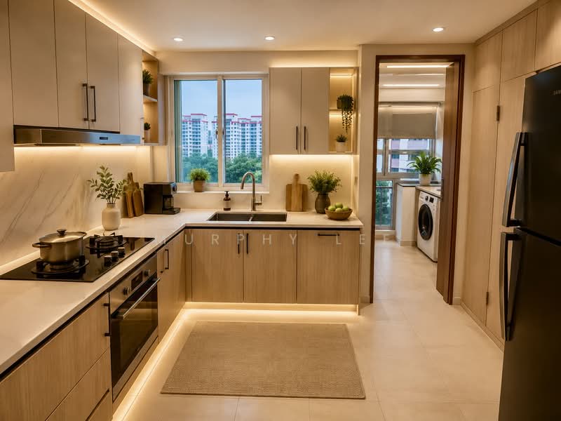 The Warren, 53 Choa Chu Kang Loop, 3 Bedrooms, 1,302 sqft, Condominium For Sale, by Murphy Lee, 500127539 - Kitchen - PropertyGuru.com.sg