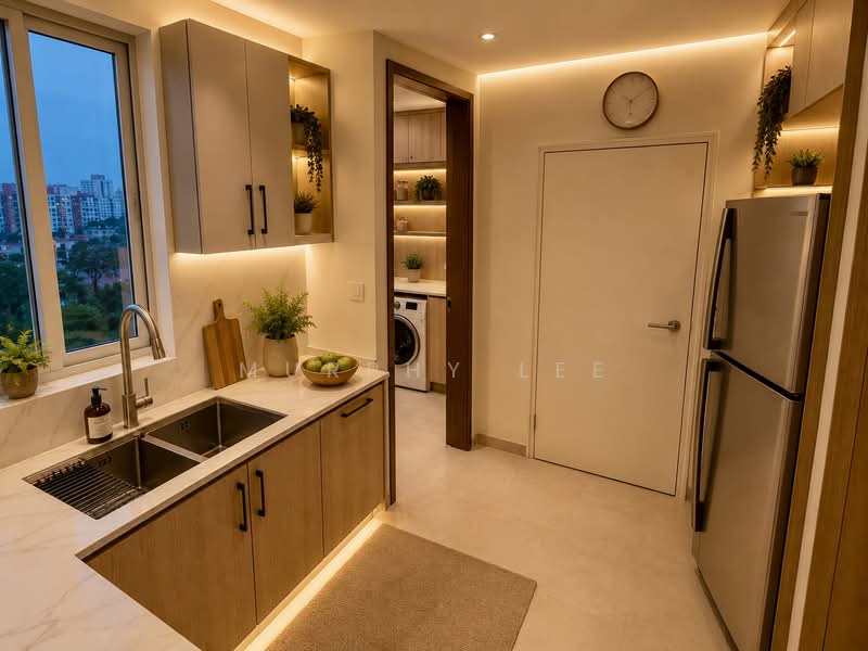 The Warren, 53 Choa Chu Kang Loop, 3 Bedrooms, 1,302 sqft, Condominium For Sale, by Murphy Lee, 500127539 - Kitchen - PropertyGuru.com.sg