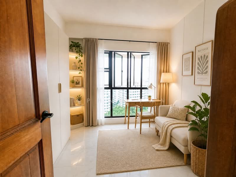 468C Admiralty Drive, 468C Admiralty Drive, 4 Bedrooms, 1,528 sqft, HDB Flat For Sale, by Daphne Tan, 500127540 - Bedroom turn study idea  - PropertyGuru.com.sg