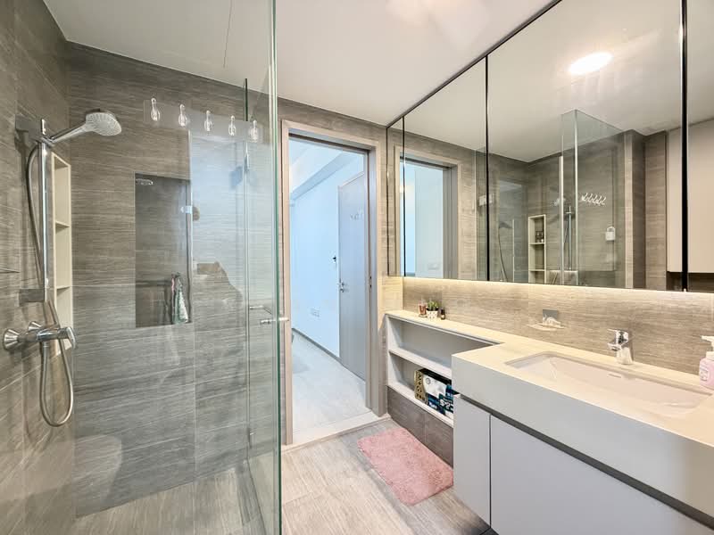 The Garden Residences, 1 Serangoon North View, 1 Bedroom, 517 sqft, Condominium For Rent, by Ryan Ong, 500127573 - Bathroom - PropertyGuru.com.sg