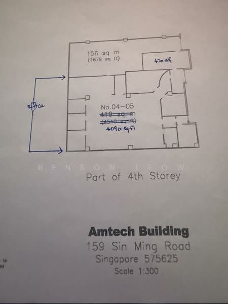 Amtech Building, 159 Sin Ming Road, 4,090 sqft, Light Industrial (B1) For Rent, by Benson Leow, 500127662 - Exterior - CommercialGuru.com.sg