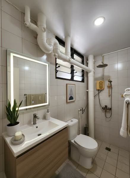 266 Toh Guan Road, 266 Toh Guan Road, 3 Bedrooms, 1,087 sqft, HDB Flat For Sale, by Steven Ling, 500127665 - Bathroom - PropertyGuru.com.sg