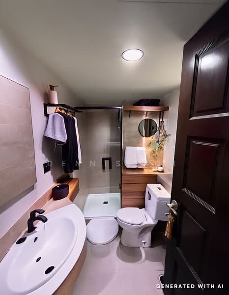 269D Compassvale Link, 269D Compassvale Link, 3 Bedrooms, 980 sqft, HDB Flat For Sale, by Dennis Koh, 500127717 - 3D virtual staging Bathroom - PropertyGuru.com.sg