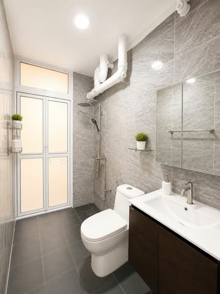 722 Woodlands Avenue 6, 722 Woodlands Avenue 6, 3 Bedrooms, 1,313 sqft, HDB Flat For Sale, by Robin Tsai, 500127854 - Bathroom - PropertyGuru.com.sg