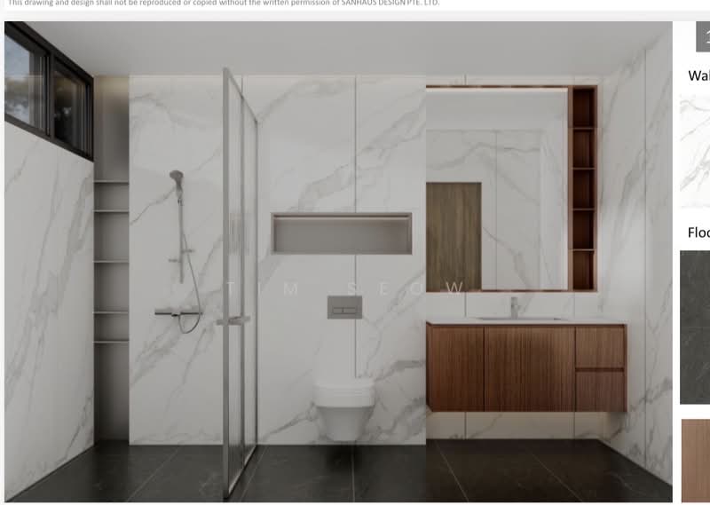 New Semid@Dunbar walk, Dunbar walk, 7 Bedrooms, 8,500 sqft, Semi-Detached House For Sale, by Tim Seow, 500127902 - Bathroom - PropertyGuru.com.sg